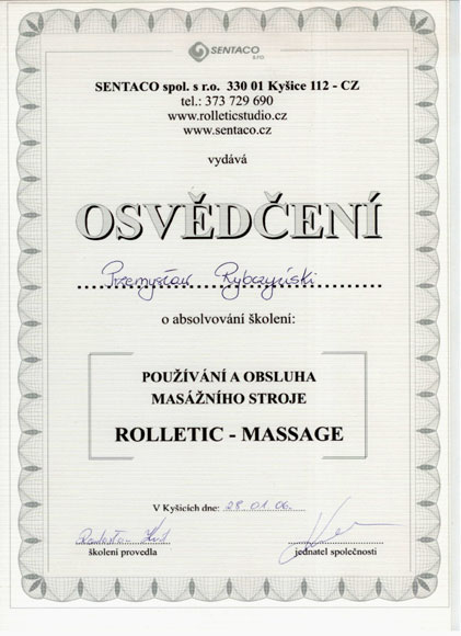 Certyfikat i dyplom chiropraktyki, Przemyslaw Rybczynski, chiropraktyk Poznan, skan 39