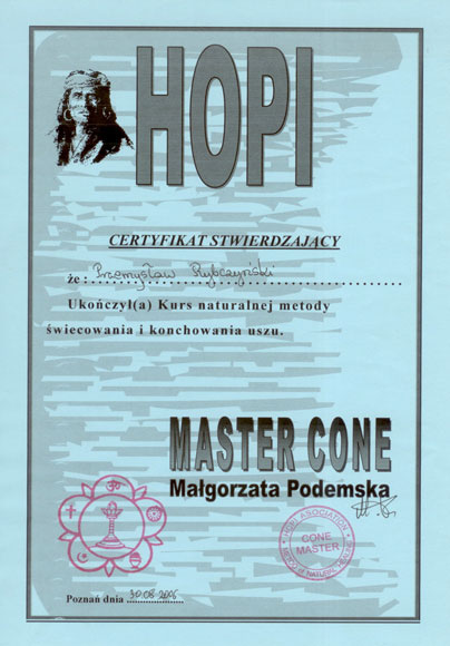 Certyfikat i dyplom chiropraktyki, Przemyslaw Rybczynski, chiropraktyk Poznan, skan 40